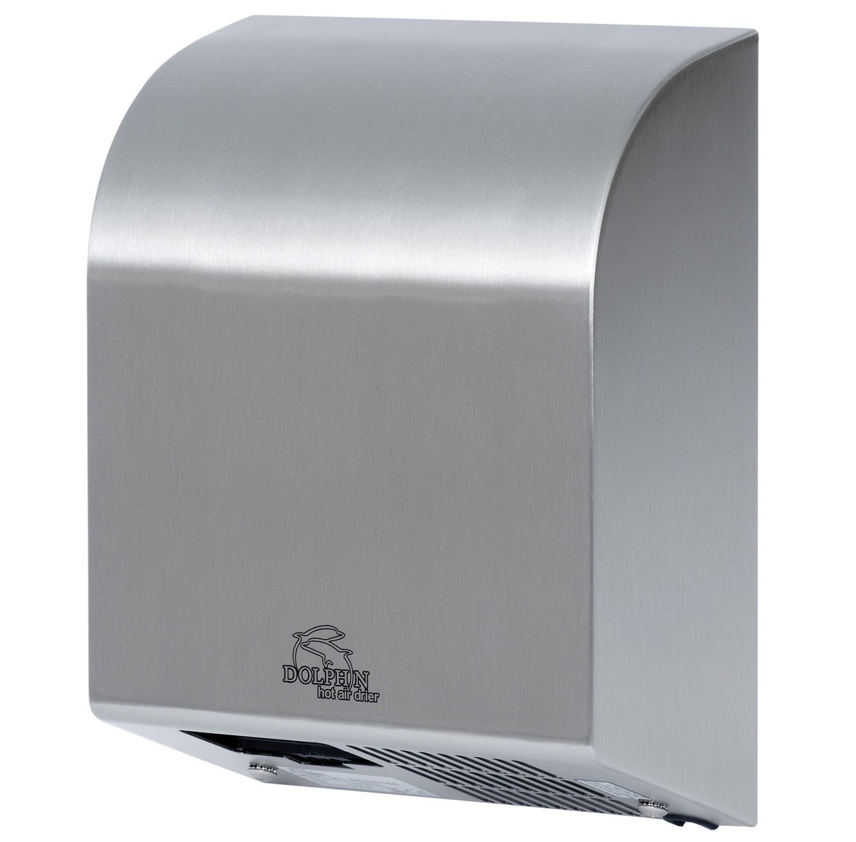Hot Air Hand Dryer - Stainless Steel H326 x W257 x D120mm